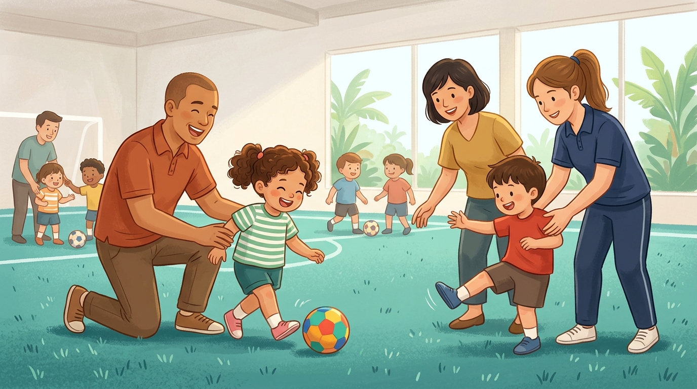 Family event at Noah Futsal.