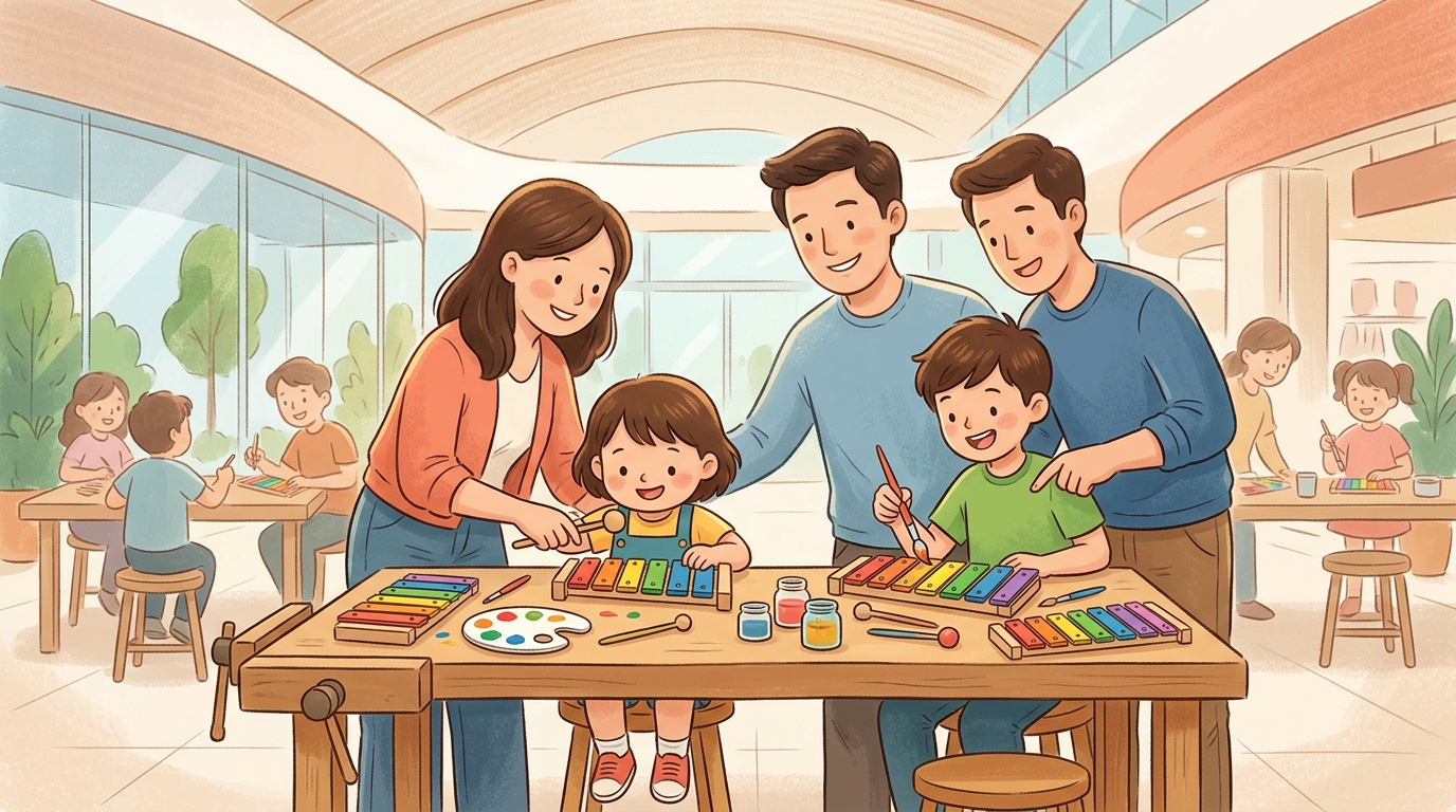 Family event at South Court, AEON Mall Kuching Central.