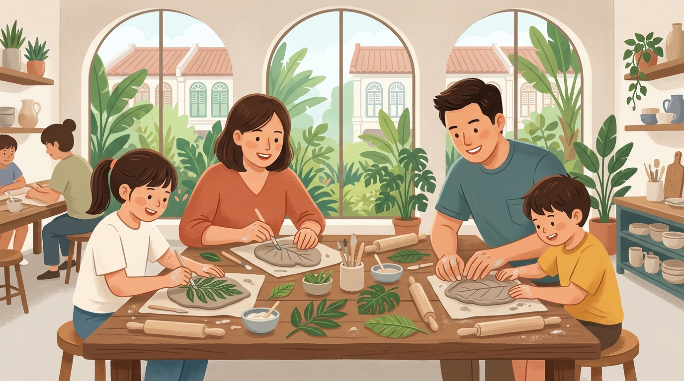 Family event at Singapore Chinese Cultural Centre.