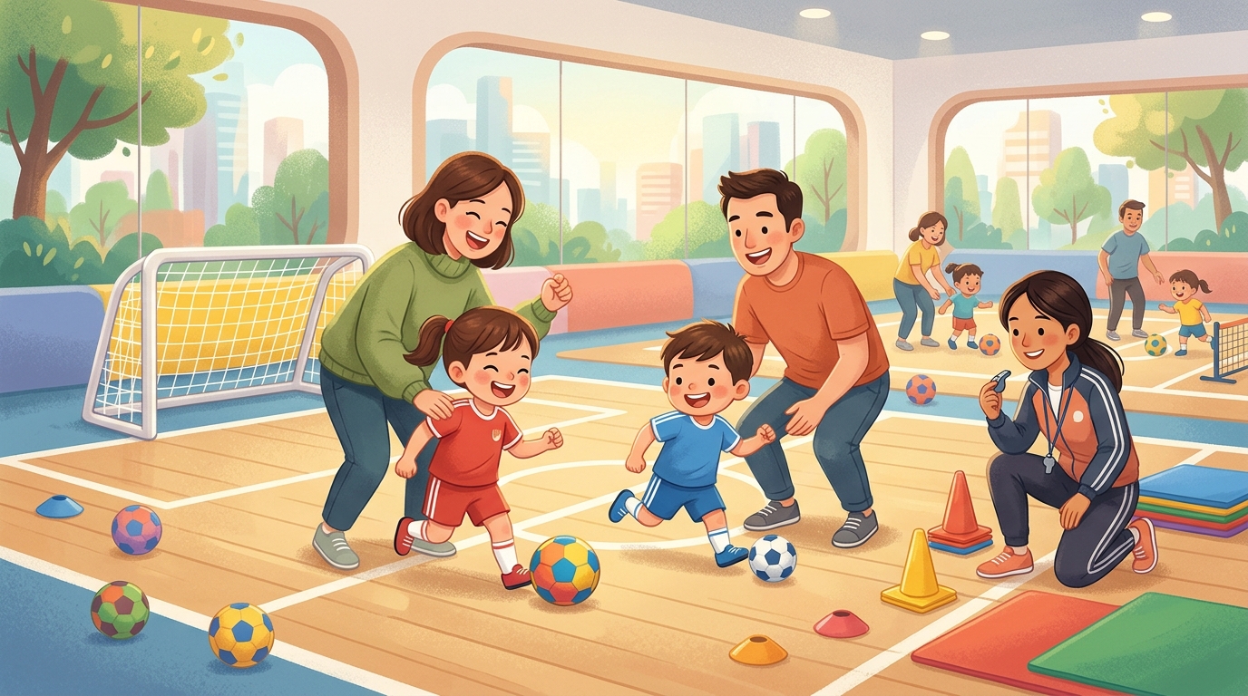 Family event at Noah Futsal.
