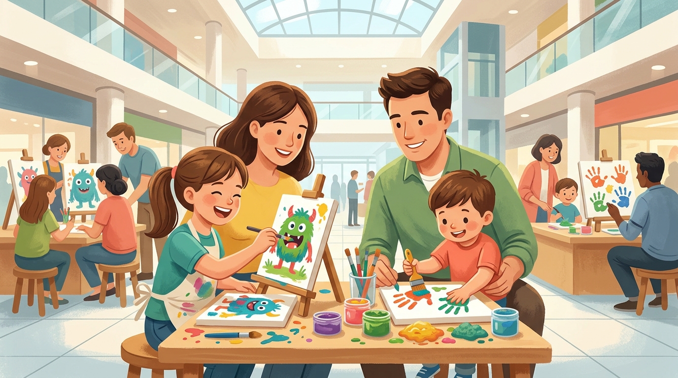 Family event at South Court, AEON Mall Kuching Central.