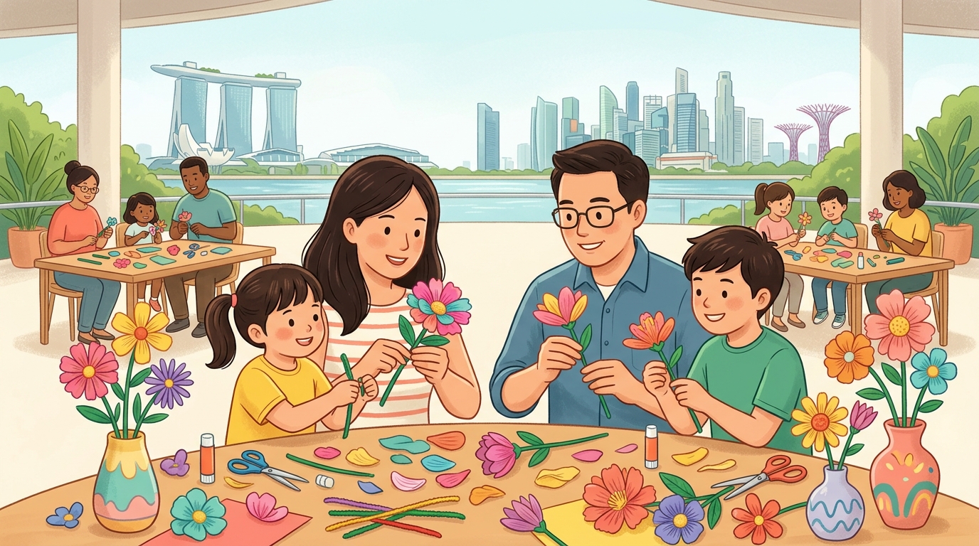 Family event at Esplanade Concourse.
