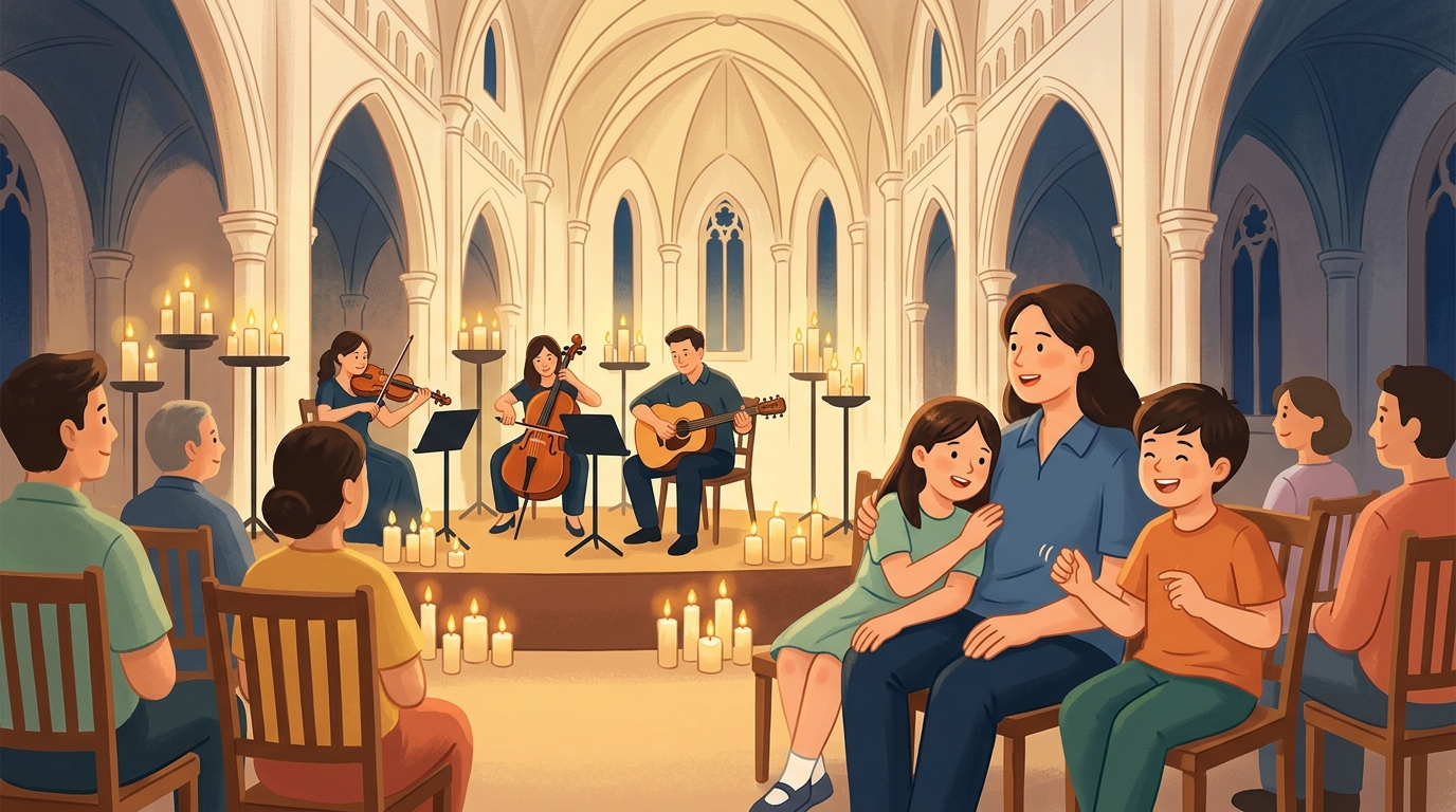 Family event at CHIJMES Hall.