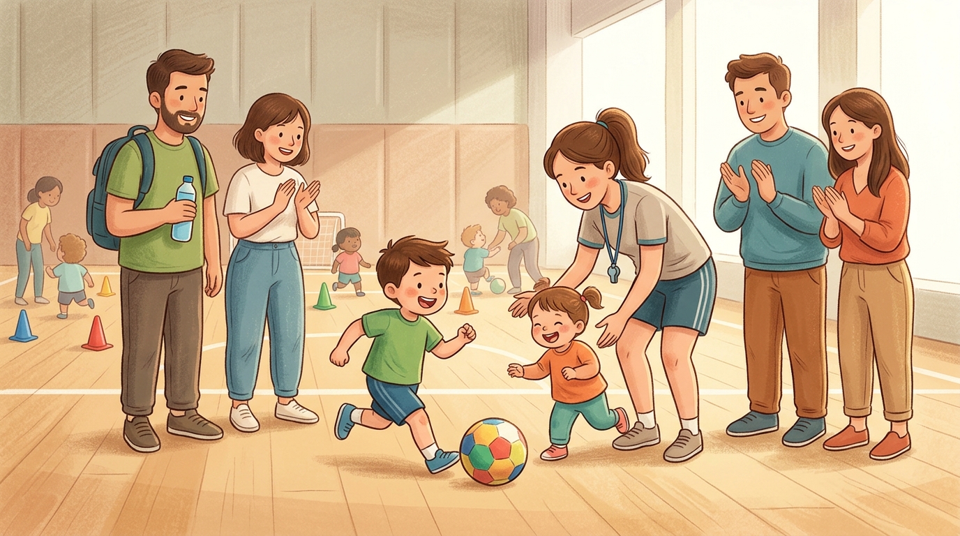 Family event at Noah Futsal.