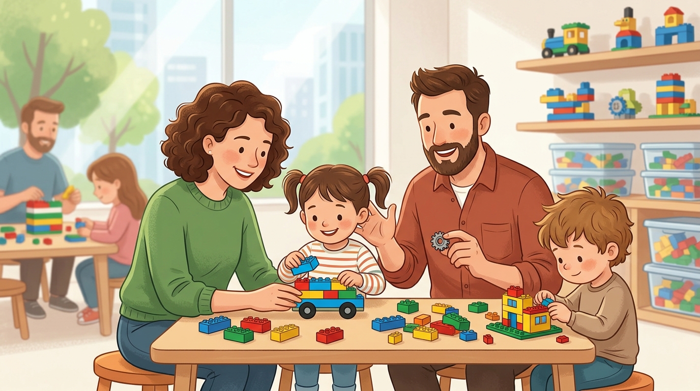 Family event at Bricks 4 Kidz - K Village.