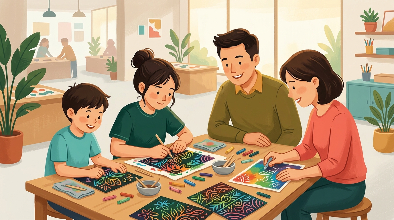 Family event at Tampines Central CC.