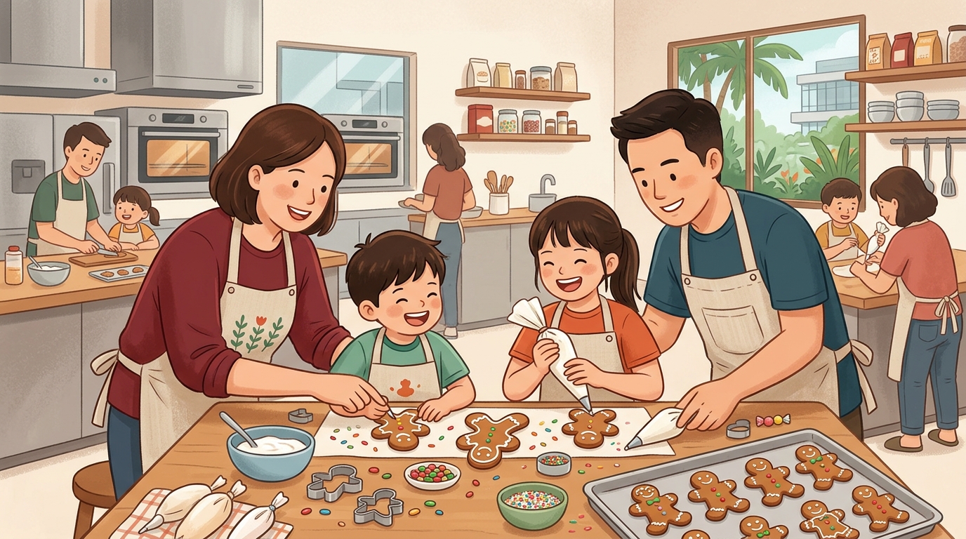 Family event at Kampong Chai Chee CC, Culinary Studio Level 1 at Heartbeat@Bedok.