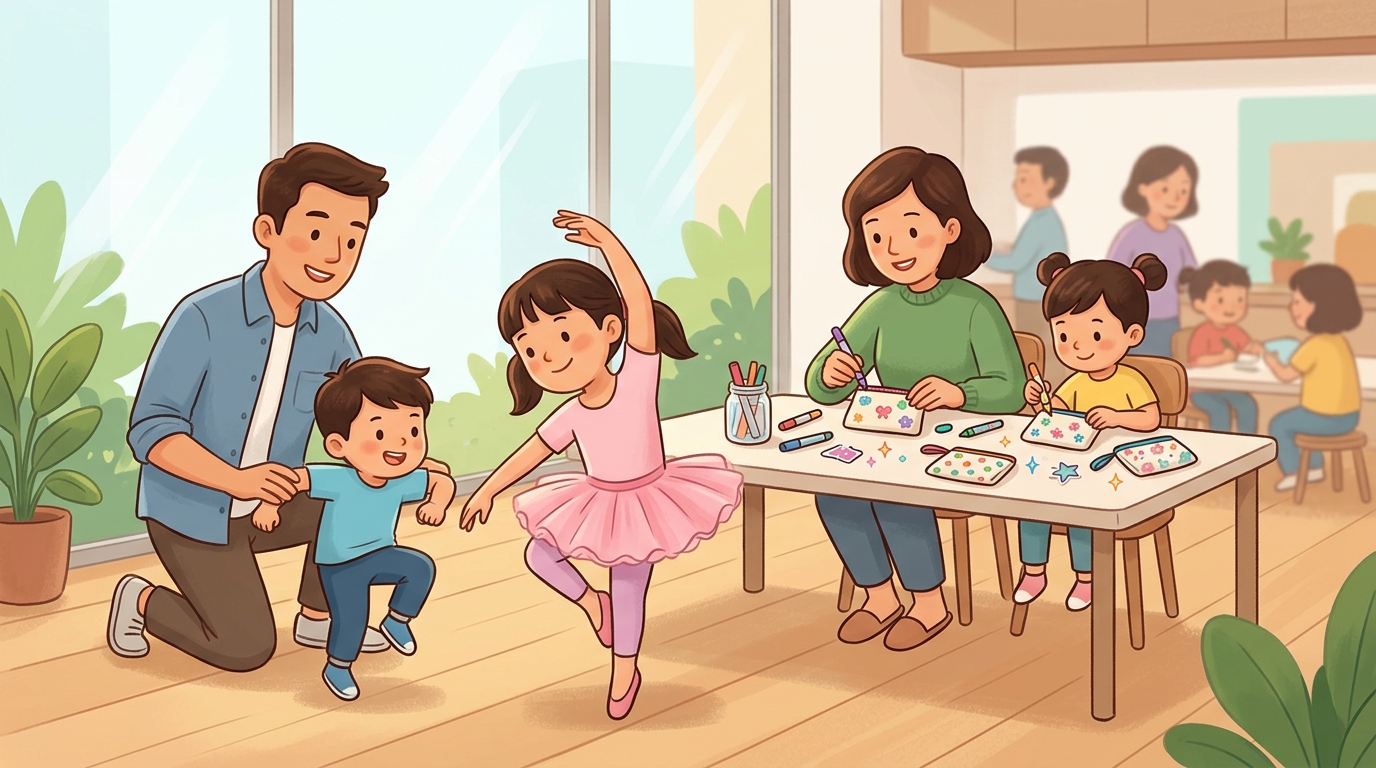 Family event at Crestar Learning Centre - Jurong East.
