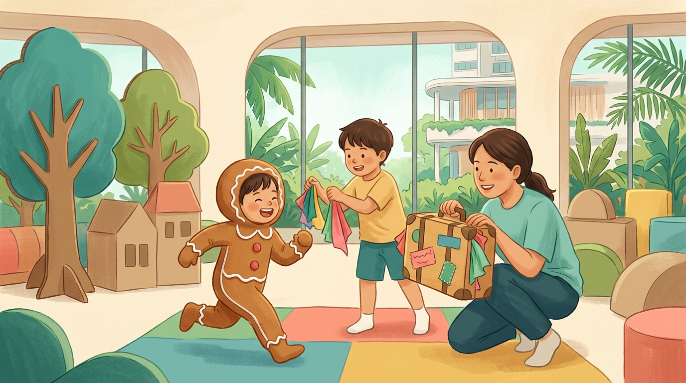 Family event at Oasis Terrace @ Punggol.